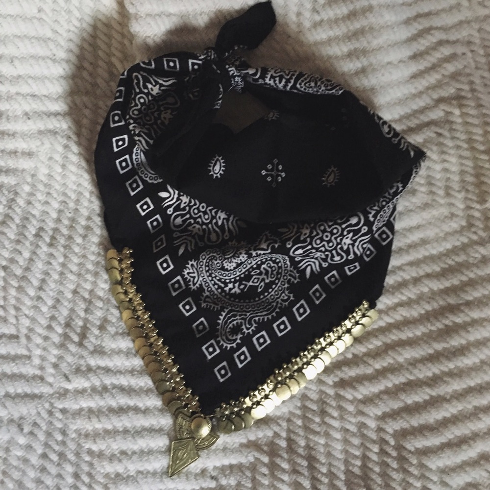 Free People Bandana Necklace